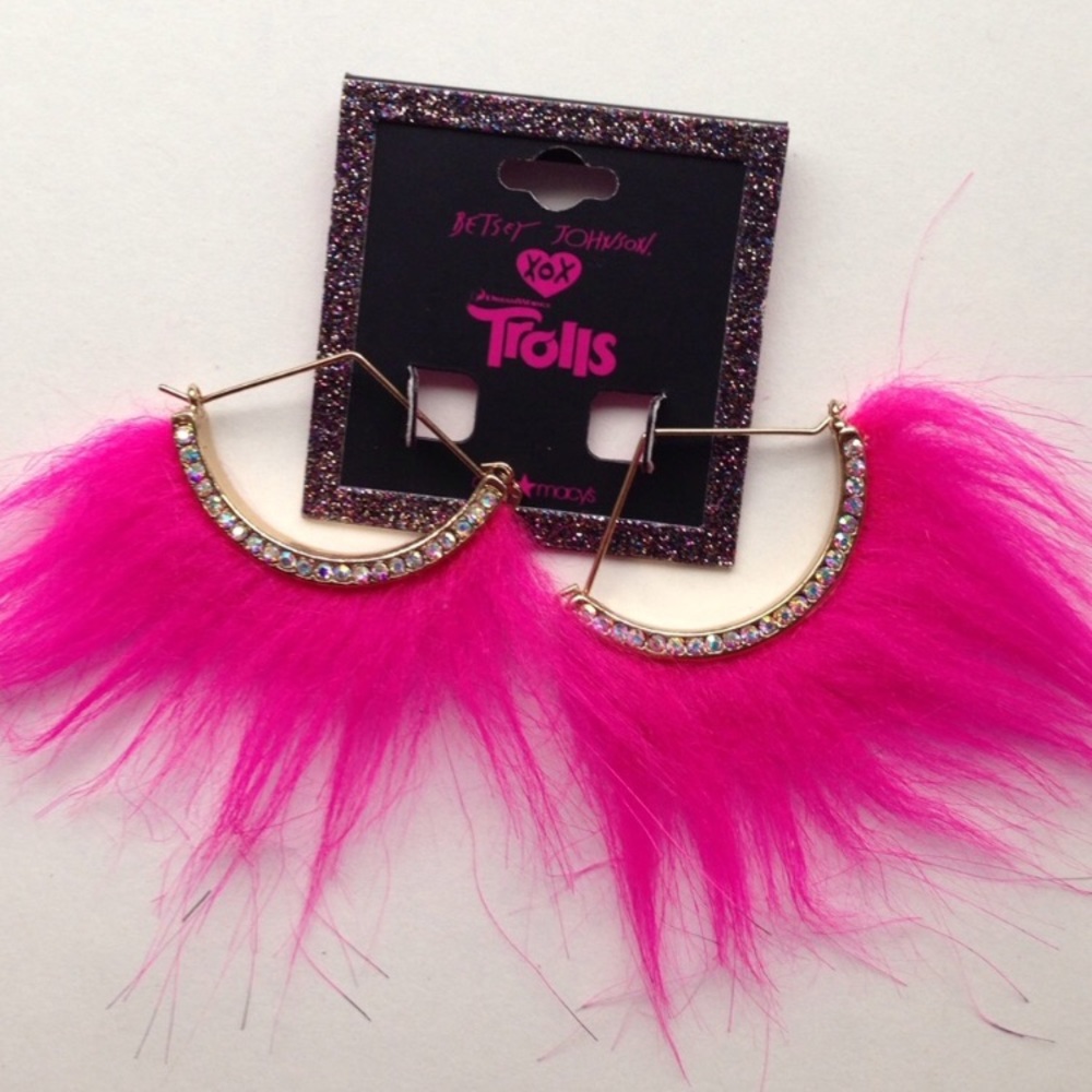 Betsy Johnson Trolls Earrings